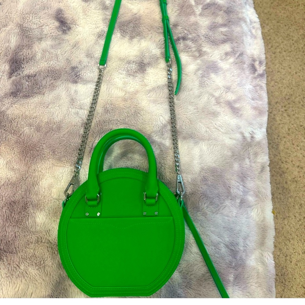 Green Rebecca Minkoff crossbody bag. Worn once.